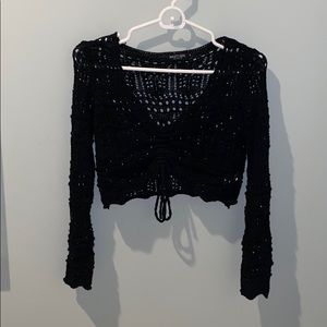 Nasty Gal Crochet Crop